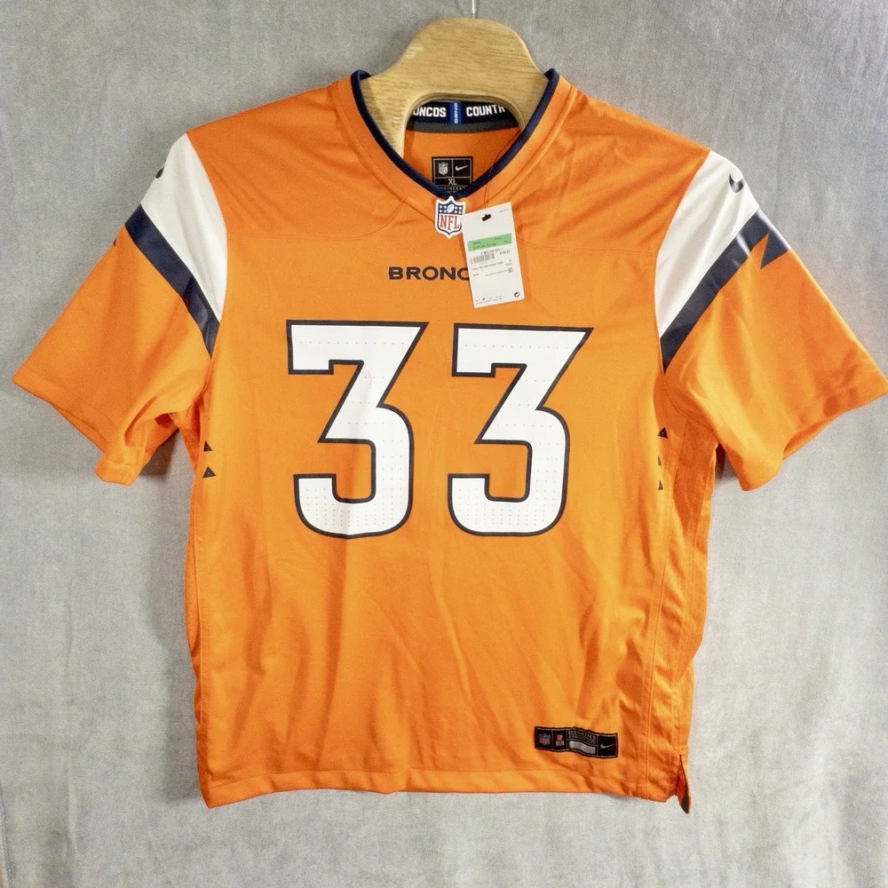 NWT Nike On Field Denver Broncos Javonte Williams Football Jersey Mens XL